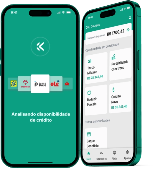Aplicativo de empréstimo CLT
